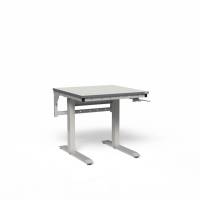 Arbejdsbord ErgoNomi 800x800mm inkl. 24 grå HPL-plader