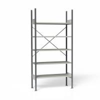 Lagerreol Åben V06 2100x1000x400  RAL 7035
