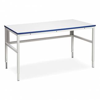 Arbejdsbord Let H 1500x800mm med 24mm grå HPL bordplade