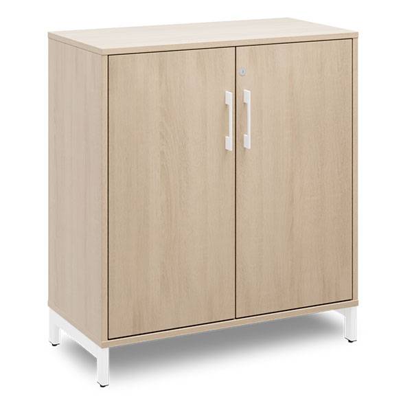 Kontorskab DNA, 800x890 mm, Eg/Hvid 2A4/2A4