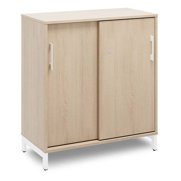 Kontorskab DNA, 800x890 mm, Eg/Hvid 2A4