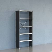 Lagerreol V06 Startsektion 2100x300 mm Lukket / 7035