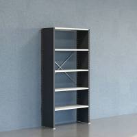 Lagerreol V06 Startsektion 2100x400 mm Lukket / 7035