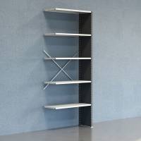 Lagerreol V06 F&oslash;lgesektion 2500x400 mm Lukket / 7035