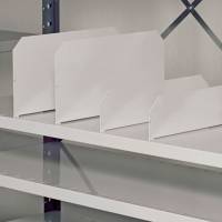 Deleplade for hylder V06 100x600 mm 7035