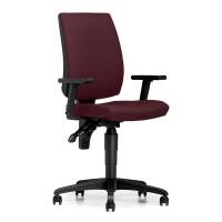 Kontorstol Taktik i lilla med arml&aelig;n