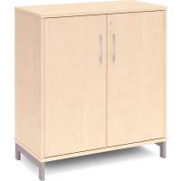 Kontorskab DNA, 800x890 mm, Birk/Alugr&aring; 2A4/2A4