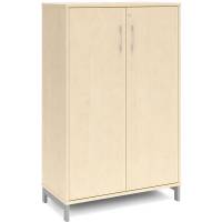 Kontorskab DNA, 800x1275 mm, Birk/Alugrå 3A4