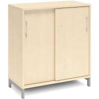 Kontorskab DNA, 800x890 mm, Birk/Alugr&aring; 2A4