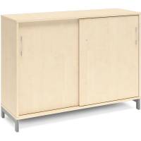 Kontorskab DNA, 1200x890 mm, Birk/Alugrå 2A4