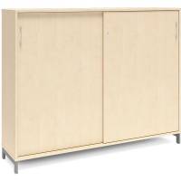 Kontorskab DNA, 1600x1275 mm, Birk/Alugrå 3A4