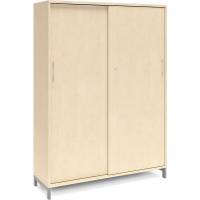 Kontorskab DNA, 1200x1660 mm, Birk/Alugrå 4A4