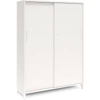Kontorskab DNA, 1200x1660 mm, Hvid/Hvid, skydedør 4A4