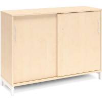 Kontorskab DNA, 1200x890 mm, Birk/Hvid 2A4