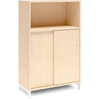 Kontorskab DNA, 800x1275 mm, Birk/Hvid 3A4