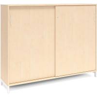 Kontorskab DNA, 1600x1275 mm, Birk/Hvid 3A4