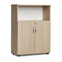 Kontorskab Ekoflex 800x1090 mm, Eg med lave d&oslash;re