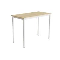 Bord Combi 200, 1200x600 mm H&oslash;jde 900 mm Birk laminat p&aring; hvidt understel