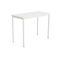 Bord Combi 200, 1200x600 mm Højde 900 mm Hvid  laminat på hvidt understel