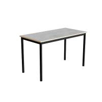 Bord Combi 200, 1200x600 mm H&oslash;jde 720 mm Lys gr&aring; linoleum p&aring; sort understel
