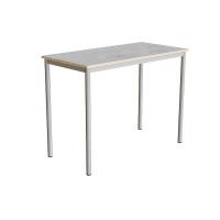 Bord Combi 200, 1200x600 mm H&oslash;jde 900 mm Lys gr&aring; linoleum p&aring; alugr&aring;t understel