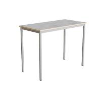 Bord Combi 200, 1200x600 mm H&oslash;jde 900 mm Lys gr&aring; linoleum p&aring; alugr&aring;t understel