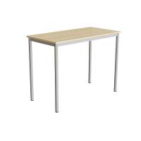 Bord Combi 200, 1200x600 mm H&oslash;jde 900 mm Lydd&aelig;mpende birk laminat p&aring; alugr&aring;t understel