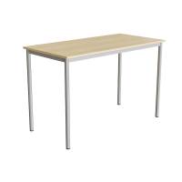 Bord Combi 200, 1400x700 mm H&oslash;jde 900 mm Lydd&aelig;mpende birk laminat p&aring; alugr&aring;t understel