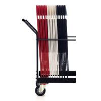 Mini stolevogn med plads til 44 Mini stole, sort