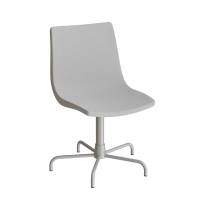 Stol Colt 10013 Drejeligt undestel, alugr&aring; tekstil, alugr&aring; stel