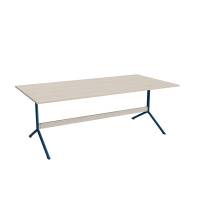Bord Atlas 1134, 2000x1000mm, h&oslash;jde 720, eg h&oslash;jtrykslaminat, bl&aring;t stel