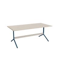 Bord Atlas 1134, 1800x900mm, h&oslash;jde 720, eg h&oslash;jtrykslaminat, bl&aring;t stel