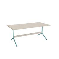 Bord Atlas 1134, 1800x900mm, h&oslash;jde 720, eg h&oslash;jtrykslaminat, turkist stel