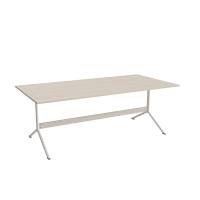 Bord Atlas 1134, 2000x1000mm, højde 720, eg højtrykslaminat, hvidt stel