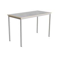 Bord Combi 200, 1400x700 mm H&oslash;jde 900 mm Lys gr&aring; linoleum p&aring; alugr&aring;t understel