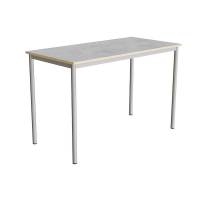 Bord Combi 200, 1400x700 mm H&oslash;jde 900 mm Lys gr&aring; linoleum p&aring; alugr&aring;t understel