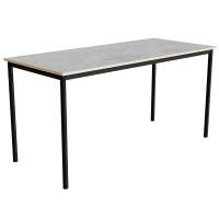 Bord Combi 200, 1800x800 mm H&oslash;jde 900 mm Lys gr&aring; linoleum p&aring; sort stel