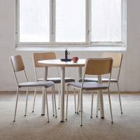 Bord Add 590, &Oslash;900 mm, h&oslash;jde 720 mm, birk laminat p&aring; alu stel