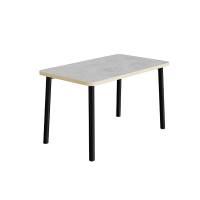 Bord Add 590, 1200x700 mm h&oslash;jde 720 mm med lys gr&aring; linoleum, sort stel