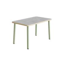 Bord Add 590, 1200x700 mm h&oslash;jde 720 mm med lys gr&aring; linoleum, gr&oslash;nt stel