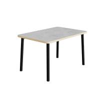 Bord Add 590, 1200x700 mm h&oslash;jde 900 mm med lys gr&aring; linoleum, sort stel
