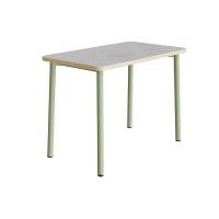 Bord Add 590, 1200x700 mm h&oslash;jde 900 mm med lys gr&aring; linoleum, gr&oslash;nt stel