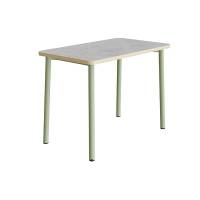 Bord Add 590, 1200x700 mm h&oslash;jde 900 mm med lys gr&aring; linoleum, gr&oslash;nt stel