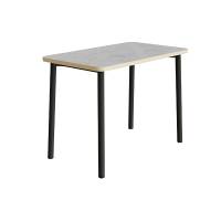Bord Add 590, 1200x700 mm h&oslash;jde 900 mm med lys gr&aring; linoleum, sortoliven stel