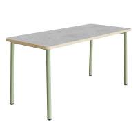 Bord Add 590, 1800x800 mm h&oslash;jde 900 mm med lys gr&aring; linoleum, gr&oslash;nt stel