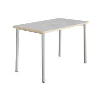 Bord Add 590, 1800x800 mm højde 900 mm med lys grå linoleum, alu stel