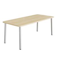 Bord Add 590, 1800x800 mm h&oslash;jde 720 mm med lydabsorberende birk laminat, alu stel