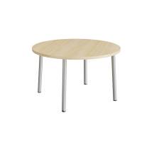 Bord Add 590, &Oslash;1200 mm, h&oslash;jde 720 mm, lydd&aelig;mpende birk laminat p&aring; alu stel