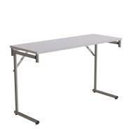 Klapbord Silhuett 1200x450mm,Gr&aring; laminat og alugr&aring;t stel