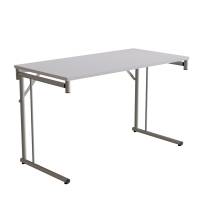 Klapbord Silhuett 1200x600mm,Gr&aring; laminat og alugr&aring;t stel